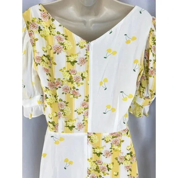 For Love & Lemons Savannah Wrap Mini Dress $228